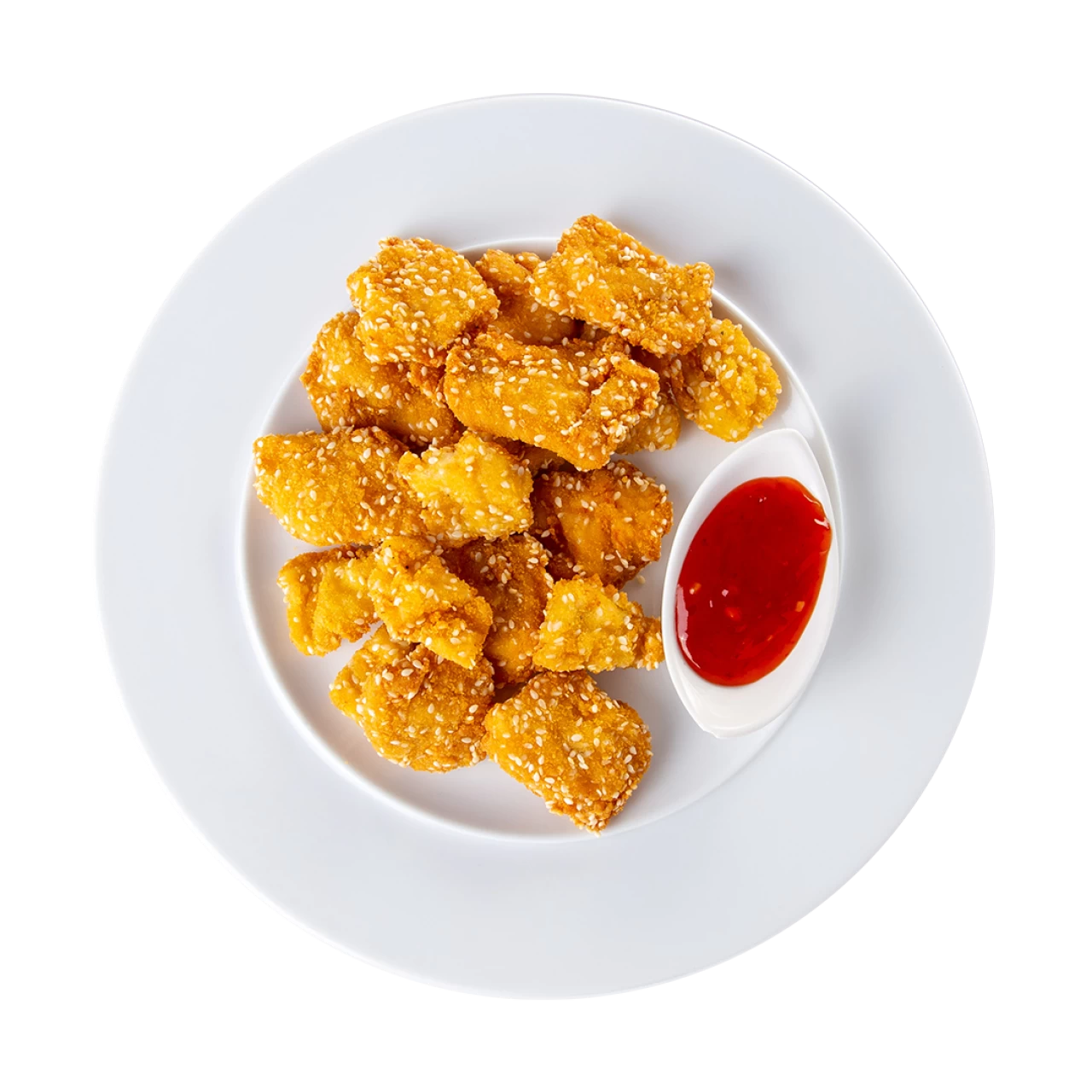 Csirkemell nuggets chili szósszal