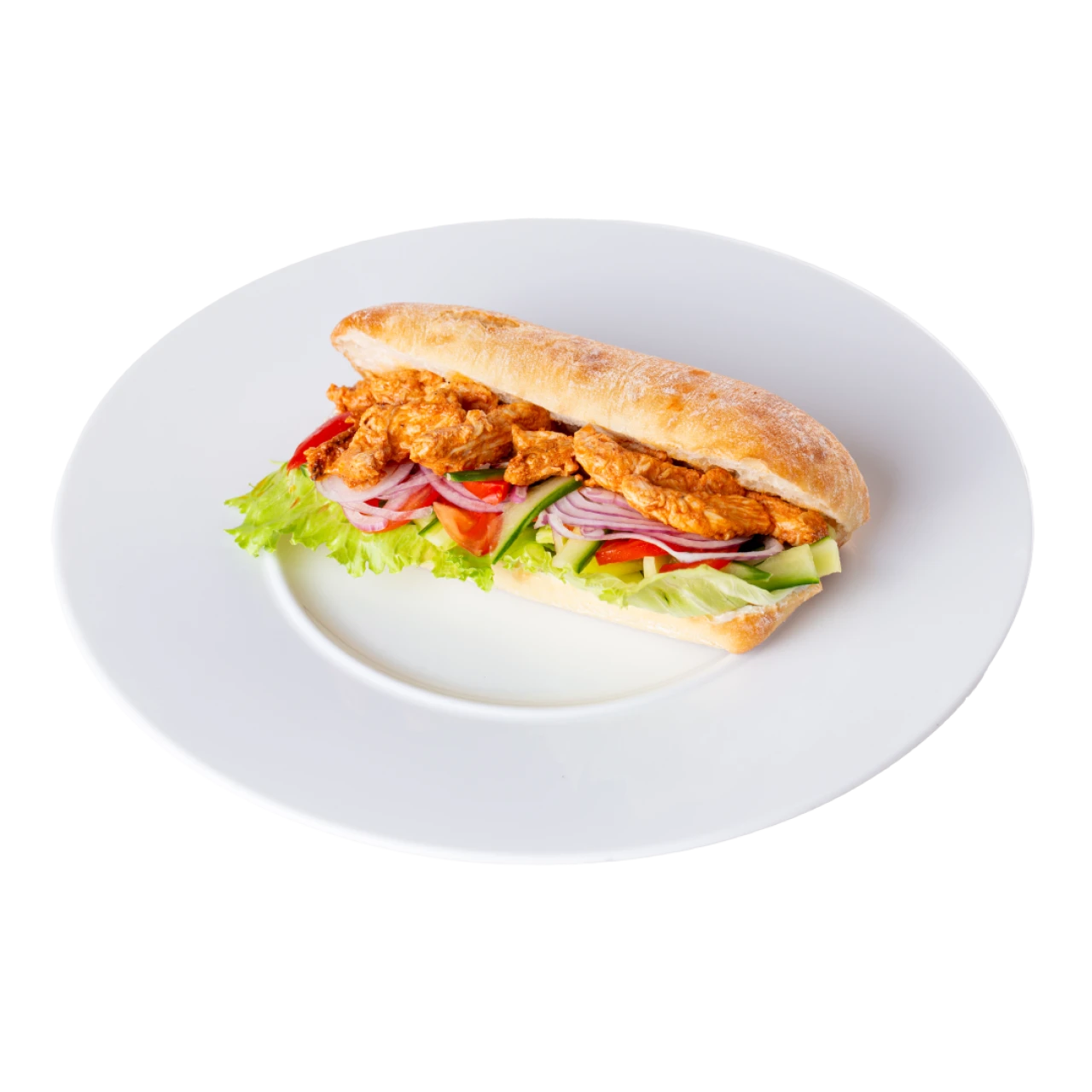 Sandviș Gyros cu piept de pui